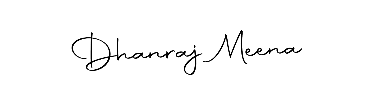 Design your own signature with our free online signature maker. With this signature software, you can create a handwritten (Autography-DOLnW) signature for name Dhanraj Meena. Dhanraj Meena signature style 10 images and pictures png