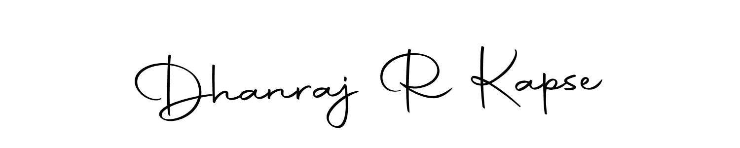 Use a signature maker to create a handwritten signature online. With this signature software, you can design (Autography-DOLnW) your own signature for name Dhanraj R Kapse. Dhanraj R Kapse signature style 10 images and pictures png