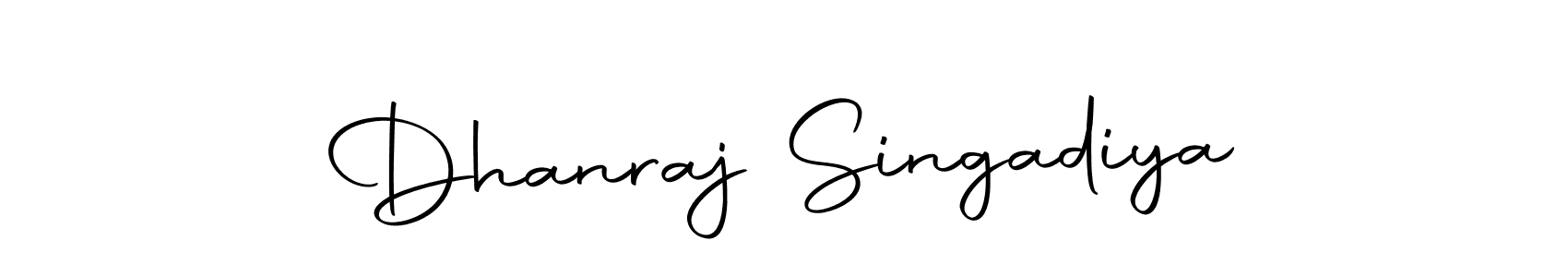 Also we have Dhanraj Singadiya name is the best signature style. Create professional handwritten signature collection using Autography-DOLnW autograph style. Dhanraj Singadiya signature style 10 images and pictures png