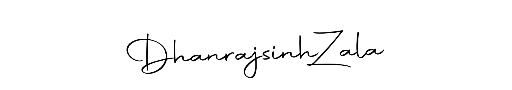 You can use this online signature creator to create a handwritten signature for the name Dhanrajsinh  Zala. This is the best online autograph maker. Dhanrajsinh  Zala signature style 10 images and pictures png