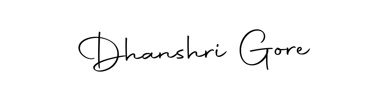 You should practise on your own different ways (Autography-DOLnW) to write your name (Dhanshri Gore) in signature. don't let someone else do it for you. Dhanshri Gore signature style 10 images and pictures png