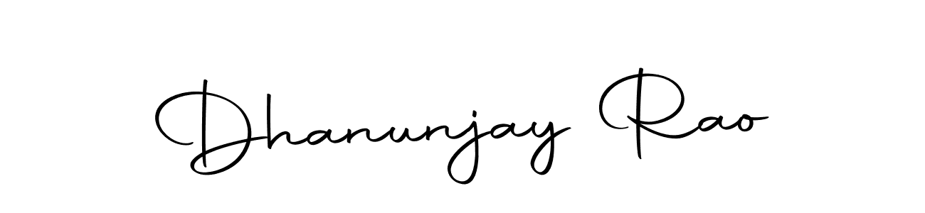 Design your own signature with our free online signature maker. With this signature software, you can create a handwritten (Autography-DOLnW) signature for name Dhanunjay Rao. Dhanunjay Rao signature style 10 images and pictures png