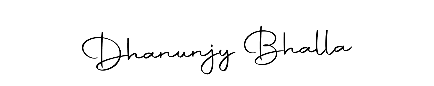 Make a beautiful signature design for name Dhanunjy Bhalla. Use this online signature maker to create a handwritten signature for free. Dhanunjy Bhalla signature style 10 images and pictures png