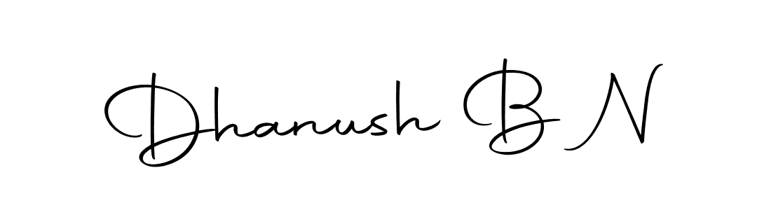 Dhanush B N stylish signature style. Best Handwritten Sign (Autography-DOLnW) for my name. Handwritten Signature Collection Ideas for my name Dhanush B N. Dhanush B N signature style 10 images and pictures png