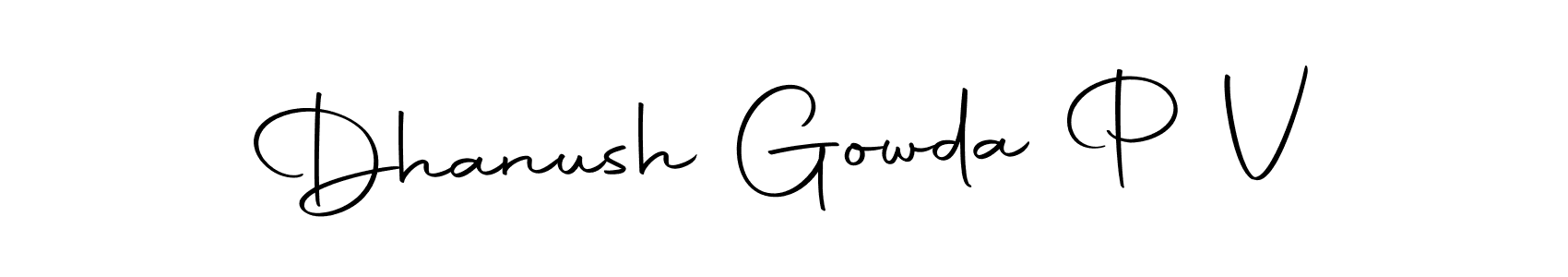 Best and Professional Signature Style for Dhanush Gowda P V. Autography-DOLnW Best Signature Style Collection. Dhanush Gowda P V signature style 10 images and pictures png