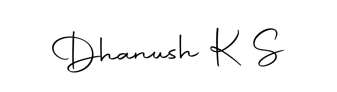 This is the best signature style for the Dhanush K S name. Also you like these signature font (Autography-DOLnW). Mix name signature. Dhanush K S signature style 10 images and pictures png