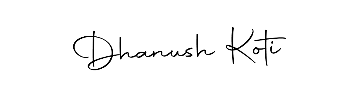 Similarly Autography-DOLnW is the best handwritten signature design. Signature creator online .You can use it as an online autograph creator for name Dhanush Koti. Dhanush Koti signature style 10 images and pictures png