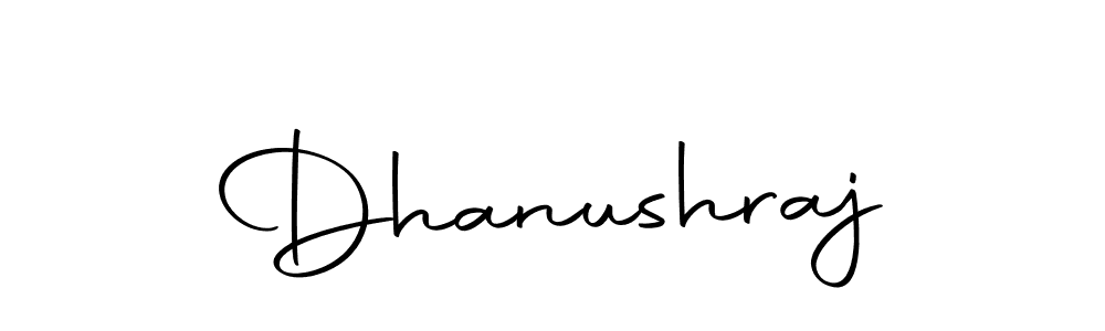 How to make Dhanushraj name signature. Use Autography-DOLnW style for creating short signs online. This is the latest handwritten sign. Dhanushraj signature style 10 images and pictures png