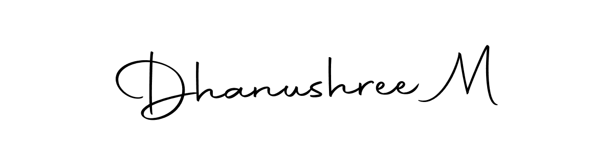 How to Draw Dhanushree M signature style? Autography-DOLnW is a latest design signature styles for name Dhanushree M. Dhanushree M signature style 10 images and pictures png