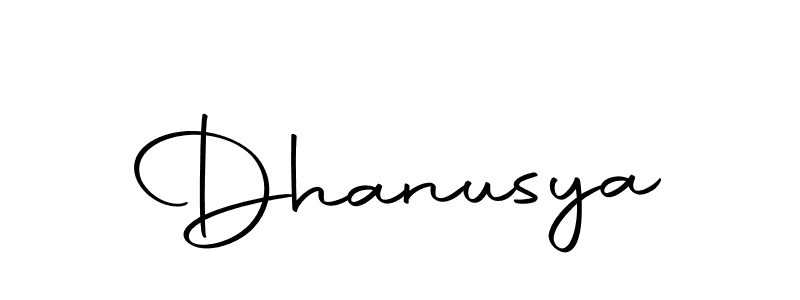 Make a beautiful signature design for name Dhanusya. Use this online signature maker to create a handwritten signature for free. Dhanusya signature style 10 images and pictures png