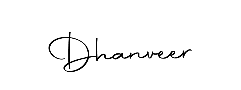 Make a beautiful signature design for name Dhanveer. With this signature (Autography-DOLnW) style, you can create a handwritten signature for free. Dhanveer signature style 10 images and pictures png