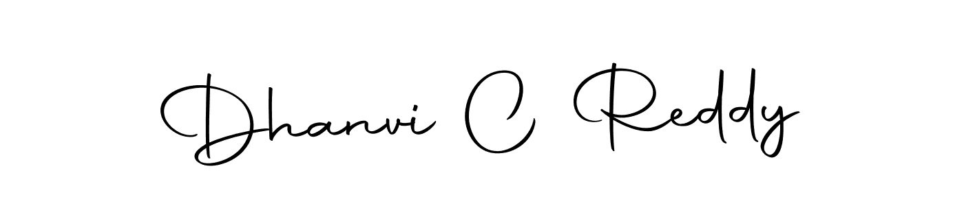 How to make Dhanvi C Reddy signature? Autography-DOLnW is a professional autograph style. Create handwritten signature for Dhanvi C Reddy name. Dhanvi C Reddy signature style 10 images and pictures png