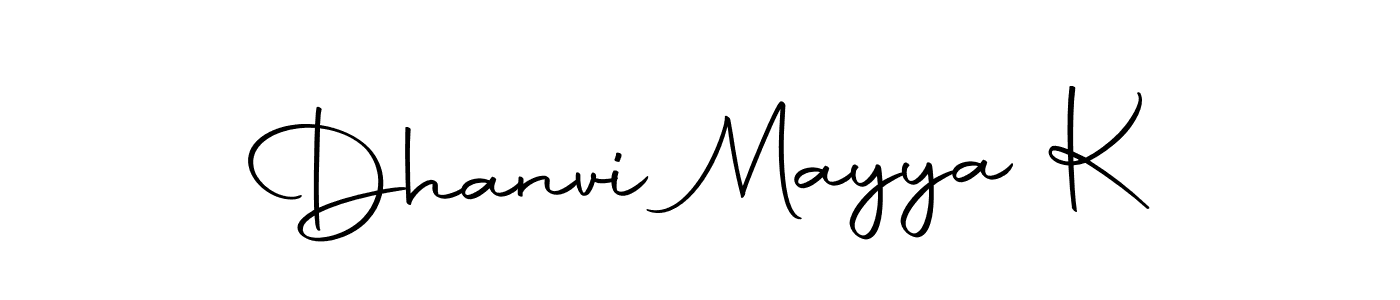 Make a beautiful signature design for name Dhanvi Mayya K. With this signature (Autography-DOLnW) style, you can create a handwritten signature for free. Dhanvi Mayya K signature style 10 images and pictures png