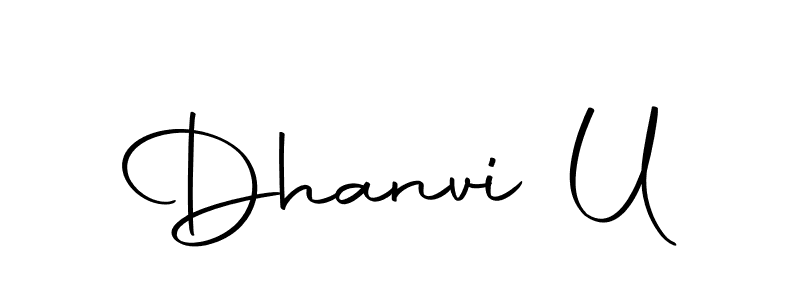 Best and Professional Signature Style for Dhanvi U. Autography-DOLnW Best Signature Style Collection. Dhanvi U signature style 10 images and pictures png