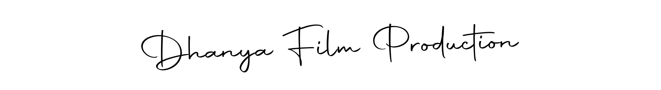 You can use this online signature creator to create a handwritten signature for the name Dhanya Film Production. This is the best online autograph maker. Dhanya Film Production signature style 10 images and pictures png