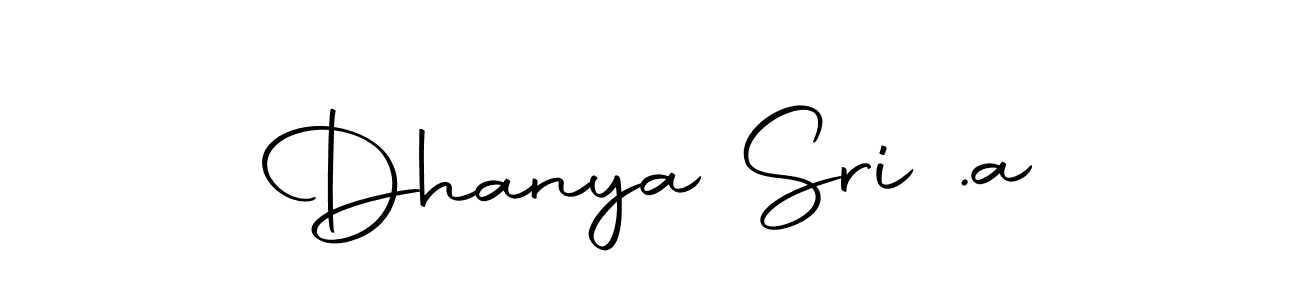 Dhanya Sri .a stylish signature style. Best Handwritten Sign (Autography-DOLnW) for my name. Handwritten Signature Collection Ideas for my name Dhanya Sri .a. Dhanya Sri .a signature style 10 images and pictures png