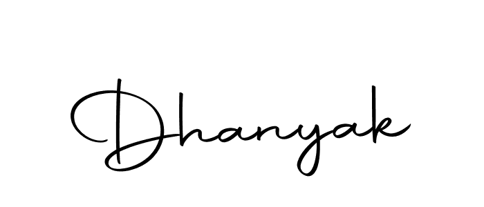 How to make Dhanyak name signature. Use Autography-DOLnW style for creating short signs online. This is the latest handwritten sign. Dhanyak signature style 10 images and pictures png