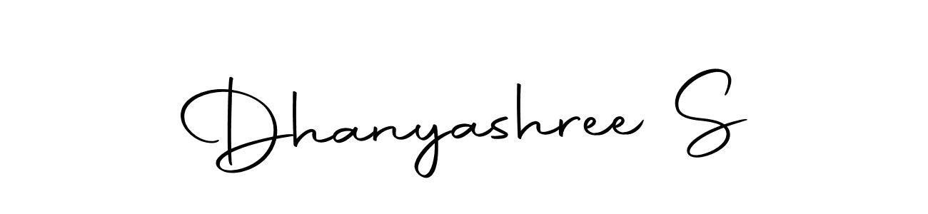 Here are the top 10 professional signature styles for the name Dhanyashree S. These are the best autograph styles you can use for your name. Dhanyashree S signature style 10 images and pictures png