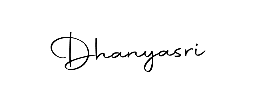 Dhanyasri stylish signature style. Best Handwritten Sign (Autography-DOLnW) for my name. Handwritten Signature Collection Ideas for my name Dhanyasri. Dhanyasri signature style 10 images and pictures png