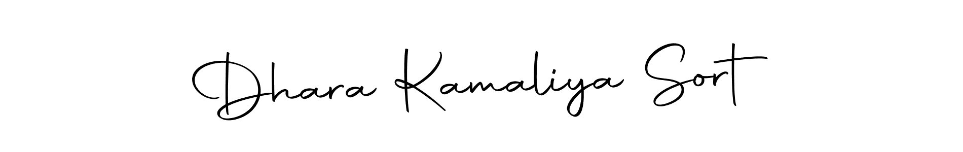 How to make Dhara Kamaliya Sort signature? Autography-DOLnW is a professional autograph style. Create handwritten signature for Dhara Kamaliya Sort name. Dhara Kamaliya Sort signature style 10 images and pictures png