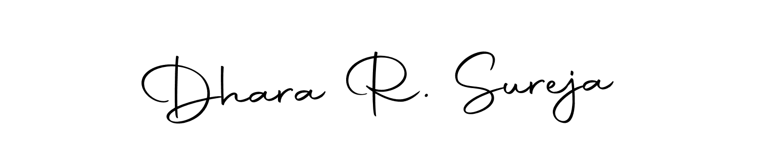 if you are searching for the best signature style for your name Dhara R. Sureja. so please give up your signature search. here we have designed multiple signature styles  using Autography-DOLnW. Dhara R. Sureja signature style 10 images and pictures png