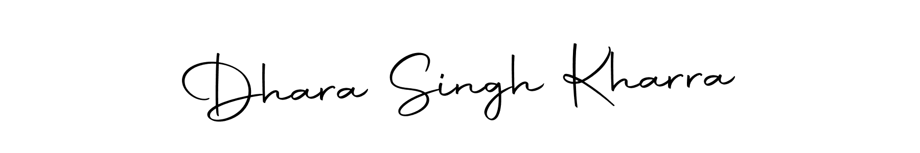 Autography-DOLnW is a professional signature style that is perfect for those who want to add a touch of class to their signature. It is also a great choice for those who want to make their signature more unique. Get Dhara Singh Kharra name to fancy signature for free. Dhara Singh Kharra signature style 10 images and pictures png