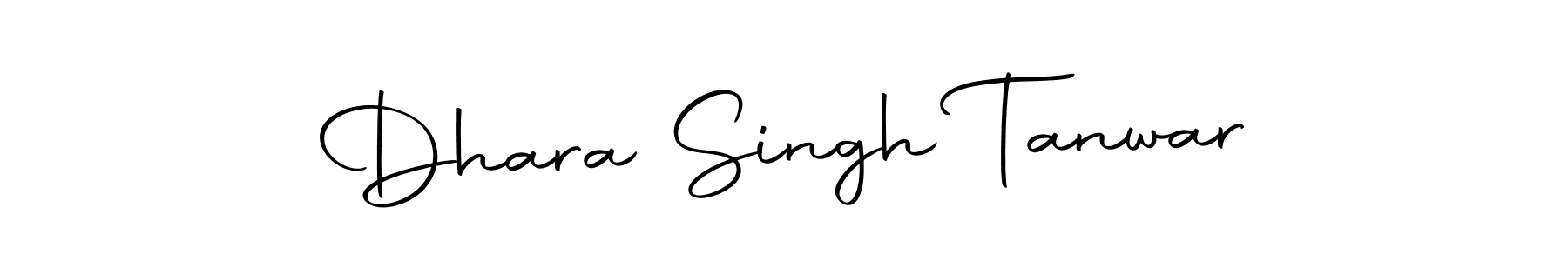 Make a beautiful signature design for name Dhara Singh Tanwar. With this signature (Autography-DOLnW) style, you can create a handwritten signature for free. Dhara Singh Tanwar signature style 10 images and pictures png