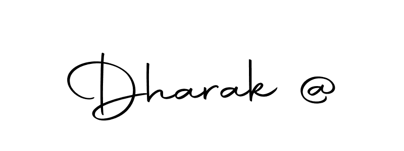 if you are searching for the best signature style for your name Dharak @. so please give up your signature search. here we have designed multiple signature styles  using Autography-DOLnW. Dharak @ signature style 10 images and pictures png