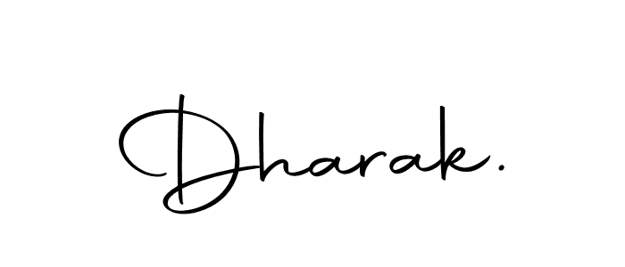 Use a signature maker to create a handwritten signature online. With this signature software, you can design (Autography-DOLnW) your own signature for name Dharak.. Dharak. signature style 10 images and pictures png