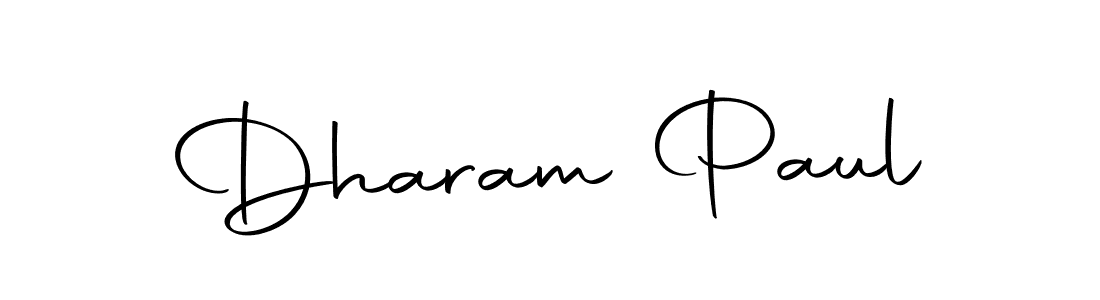 Make a beautiful signature design for name Dharam Paul. With this signature (Autography-DOLnW) style, you can create a handwritten signature for free. Dharam Paul signature style 10 images and pictures png