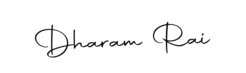 Design your own signature with our free online signature maker. With this signature software, you can create a handwritten (Autography-DOLnW) signature for name Dharam Rai. Dharam Rai signature style 10 images and pictures png