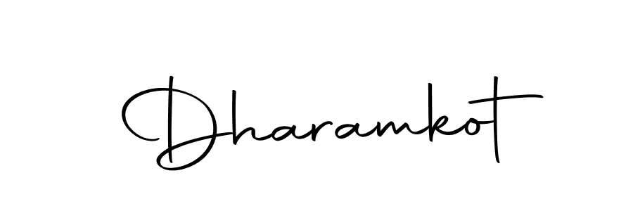 Use a signature maker to create a handwritten signature online. With this signature software, you can design (Autography-DOLnW) your own signature for name Dharamkot. Dharamkot signature style 10 images and pictures png