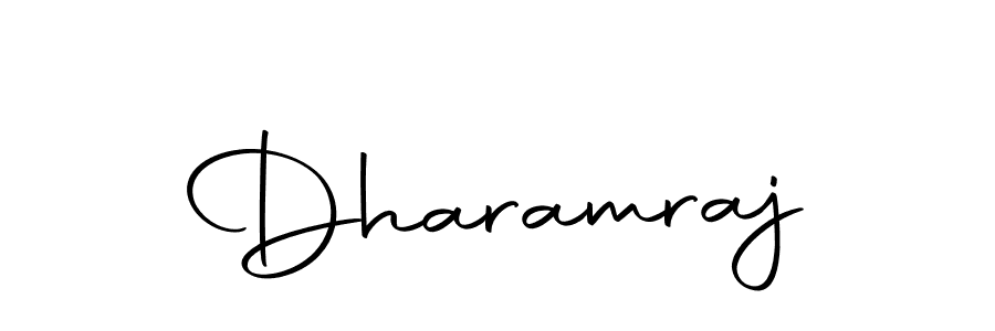 Design your own signature with our free online signature maker. With this signature software, you can create a handwritten (Autography-DOLnW) signature for name Dharamraj. Dharamraj signature style 10 images and pictures png