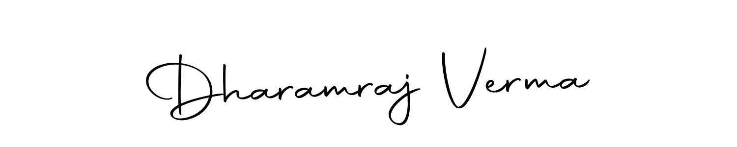 Make a beautiful signature design for name Dharamraj Verma. With this signature (Autography-DOLnW) style, you can create a handwritten signature for free. Dharamraj Verma signature style 10 images and pictures png