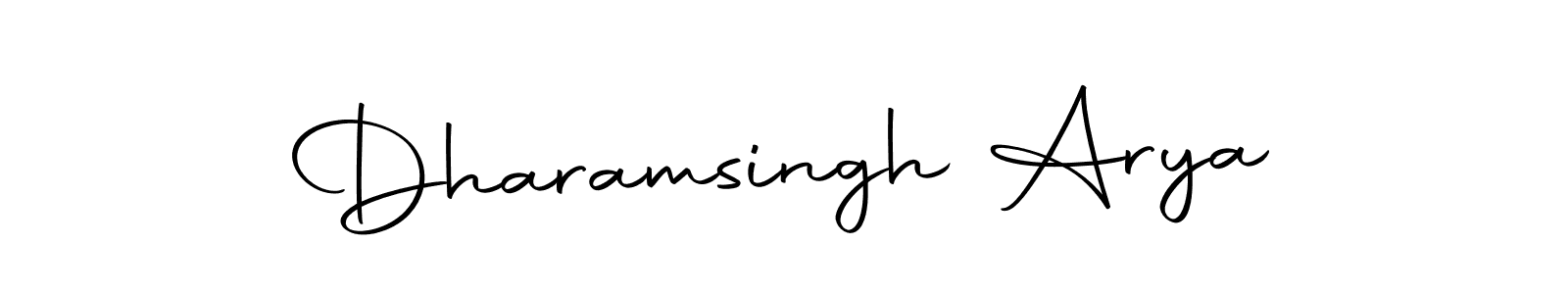 This is the best signature style for the Dharamsingh Arya name. Also you like these signature font (Autography-DOLnW). Mix name signature. Dharamsingh Arya signature style 10 images and pictures png