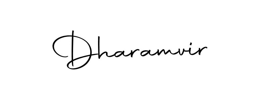 Make a beautiful signature design for name Dharamvir. With this signature (Autography-DOLnW) style, you can create a handwritten signature for free. Dharamvir signature style 10 images and pictures png