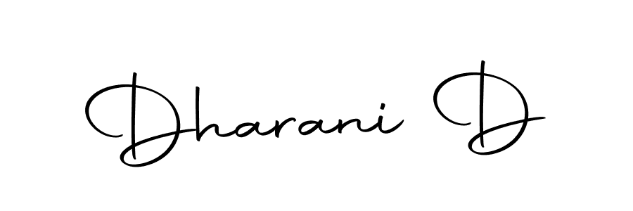 Make a beautiful signature design for name Dharani D. With this signature (Autography-DOLnW) style, you can create a handwritten signature for free. Dharani D signature style 10 images and pictures png