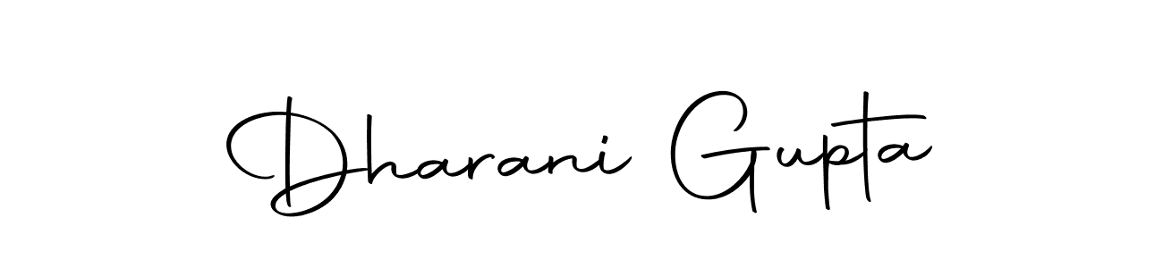 How to make Dharani Gupta name signature. Use Autography-DOLnW style for creating short signs online. This is the latest handwritten sign. Dharani Gupta signature style 10 images and pictures png