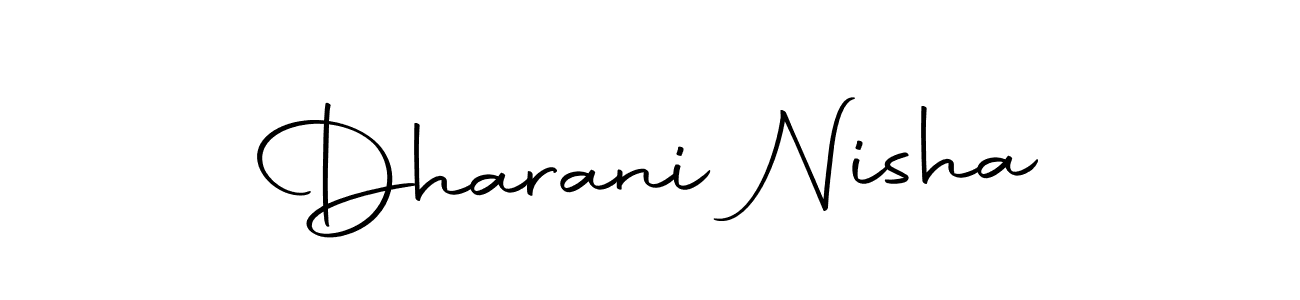 Make a beautiful signature design for name Dharani Nisha. Use this online signature maker to create a handwritten signature for free. Dharani Nisha signature style 10 images and pictures png