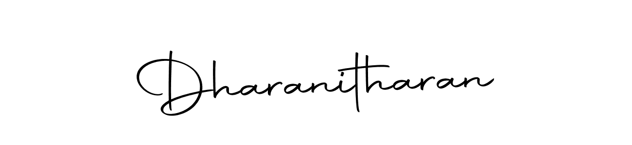 Dharanitharan stylish signature style. Best Handwritten Sign (Autography-DOLnW) for my name. Handwritten Signature Collection Ideas for my name Dharanitharan. Dharanitharan signature style 10 images and pictures png