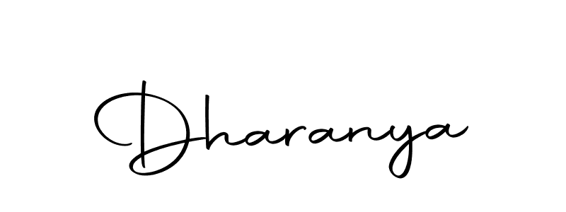 Use a signature maker to create a handwritten signature online. With this signature software, you can design (Autography-DOLnW) your own signature for name Dharanya. Dharanya signature style 10 images and pictures png