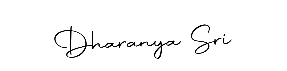 Design your own signature with our free online signature maker. With this signature software, you can create a handwritten (Autography-DOLnW) signature for name Dharanya Sri. Dharanya Sri signature style 10 images and pictures png