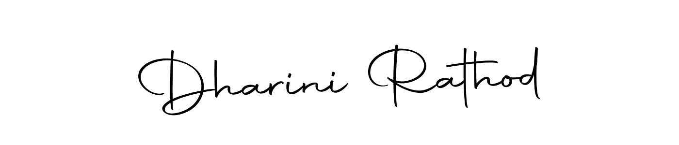 Design your own signature with our free online signature maker. With this signature software, you can create a handwritten (Autography-DOLnW) signature for name Dharini Rathod. Dharini Rathod signature style 10 images and pictures png