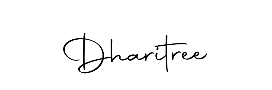 Use a signature maker to create a handwritten signature online. With this signature software, you can design (Autography-DOLnW) your own signature for name Dharitree. Dharitree signature style 10 images and pictures png