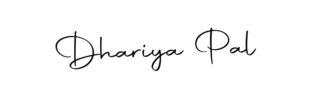 Design your own signature with our free online signature maker. With this signature software, you can create a handwritten (Autography-DOLnW) signature for name Dhariya Pal. Dhariya Pal signature style 10 images and pictures png