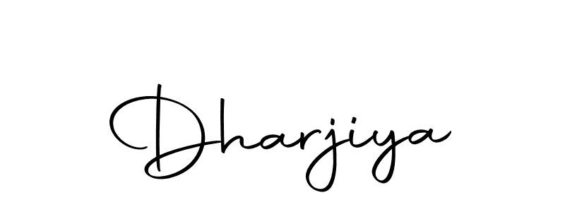 Create a beautiful signature design for name Dharjiya. With this signature (Autography-DOLnW) fonts, you can make a handwritten signature for free. Dharjiya signature style 10 images and pictures png