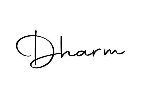 Dharm stylish signature style. Best Handwritten Sign (Autography-DOLnW) for my name. Handwritten Signature Collection Ideas for my name Dharm. Dharm signature style 10 images and pictures png