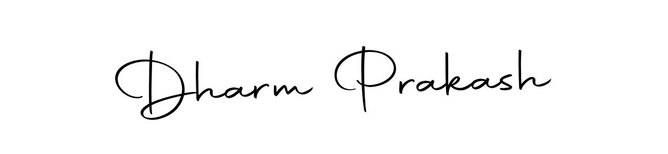 Create a beautiful signature design for name Dharm Prakash. With this signature (Autography-DOLnW) fonts, you can make a handwritten signature for free. Dharm Prakash signature style 10 images and pictures png