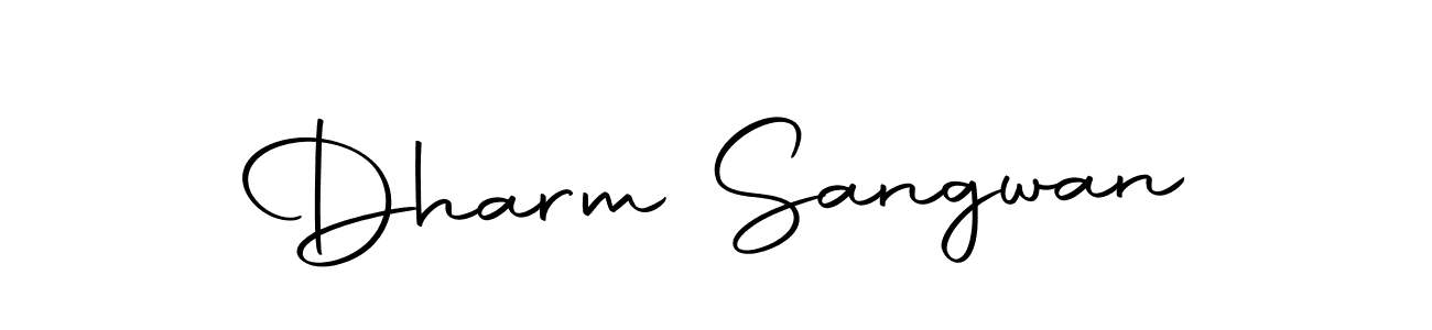 Make a beautiful signature design for name Dharm Sangwan. With this signature (Autography-DOLnW) style, you can create a handwritten signature for free. Dharm Sangwan signature style 10 images and pictures png