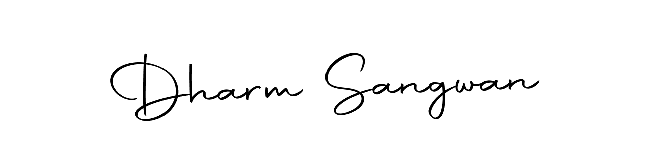 Design your own signature with our free online signature maker. With this signature software, you can create a handwritten (Autography-DOLnW) signature for name Dharm Sangwan. Dharm Sangwan signature style 10 images and pictures png